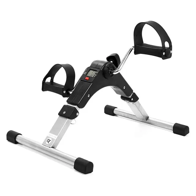 Portable Foot and Leg Exercise Bike with Foldable LCD Screen
