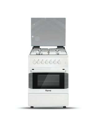 Ferre 60*60cm 4 Burner Floor Standing Gas Cooker - White
