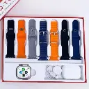 HIE-Q TWSI Smart Watch with earbuds and 7 strap