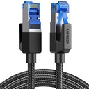 UGREEN CAT8 Shielded Round Braided Cable Modular Plugs 5m (Black)