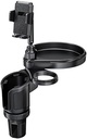 4-in-1 Car Cup Holder Phone Mount with 360° Swivel & Tray