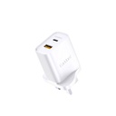 Earldom UK17 Dual-Port Wall Charger 20W PD + 18W QC3.0 with UK Plug